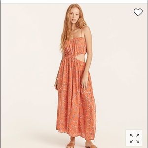 J CREW - SIDE CUT OUT DRESS | LARGE new with tags